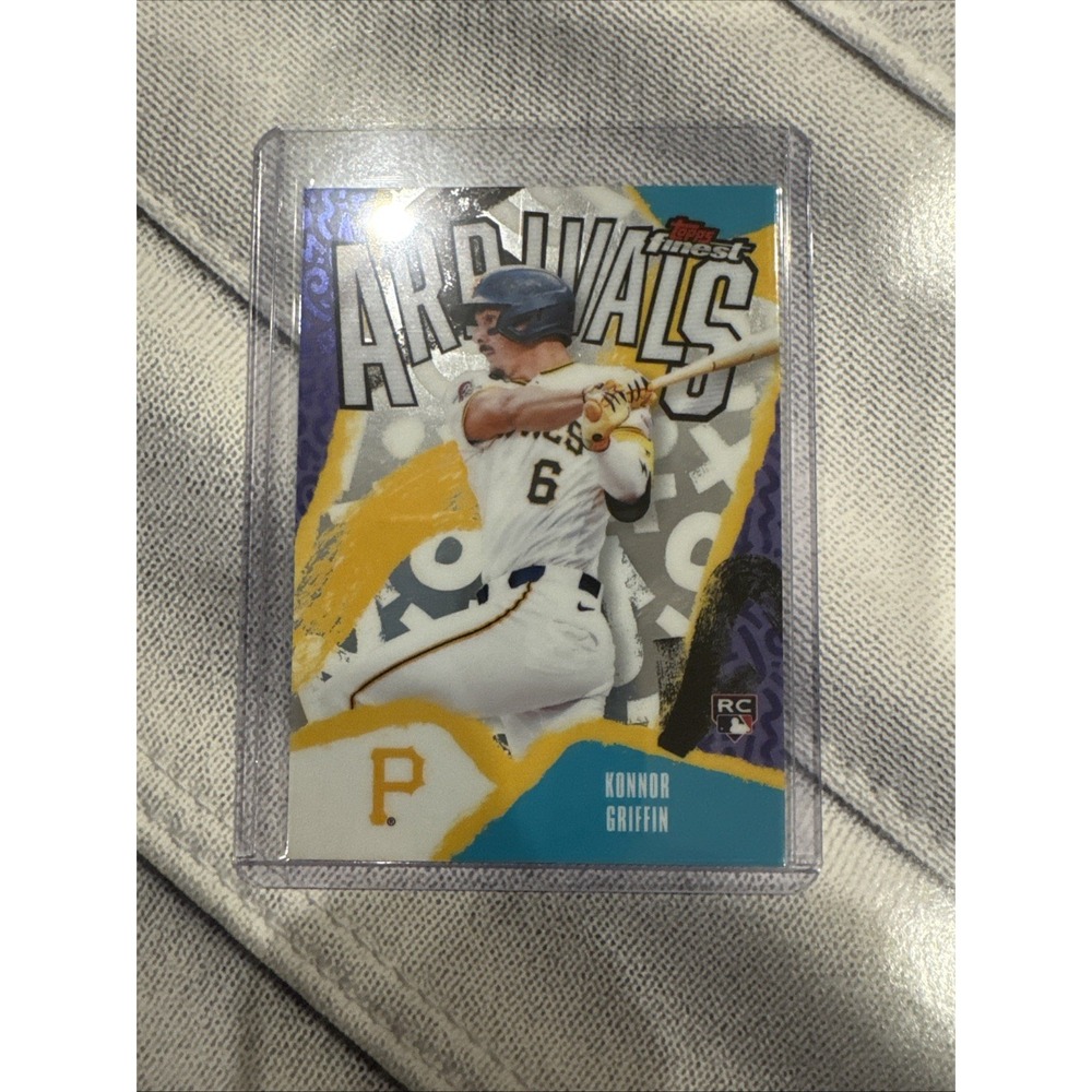 2026 Topps Finest Arrivals Konnor Griffin RC #A-28 Pittsburgh Pirates Insert